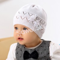 Detské čiapky - dievčenské - kojenecké - prechodné/ jarné - jesenné model - 3/168